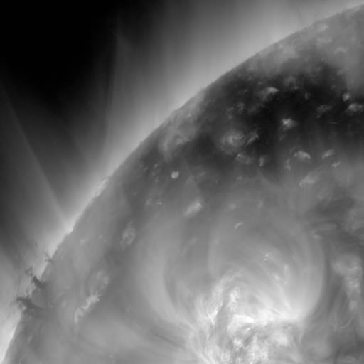  Average of an image set from the NASA Solar Dynamics Observatory  